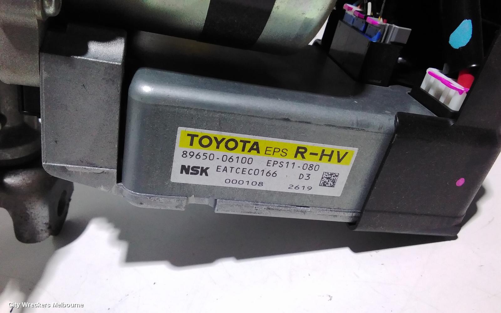 TOYOTA CAMRY STEERING COLUMN, ASV50/AVV50, 12/2011 - 10/2017