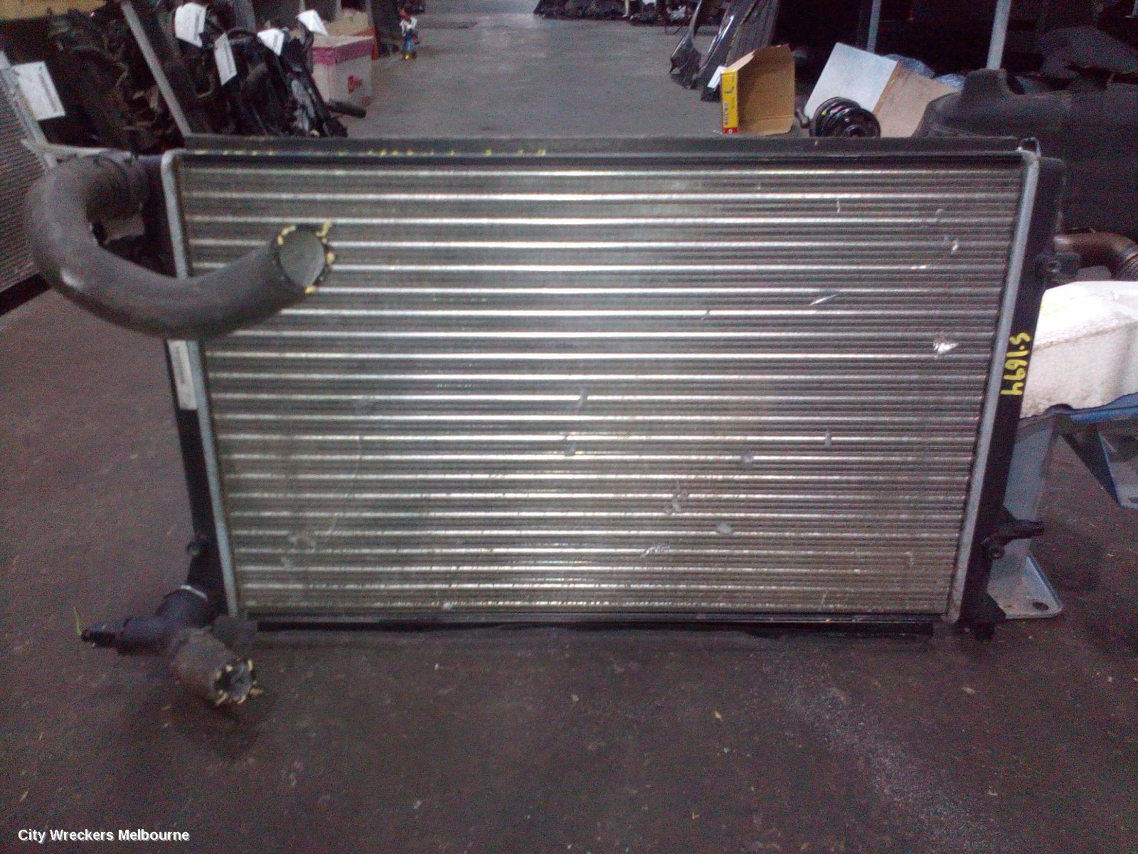 VOLKSWAGEN CADDY RADIATOR, MANUAL, 1.6, PETROL, 2K, 12/2004 - 08/2010