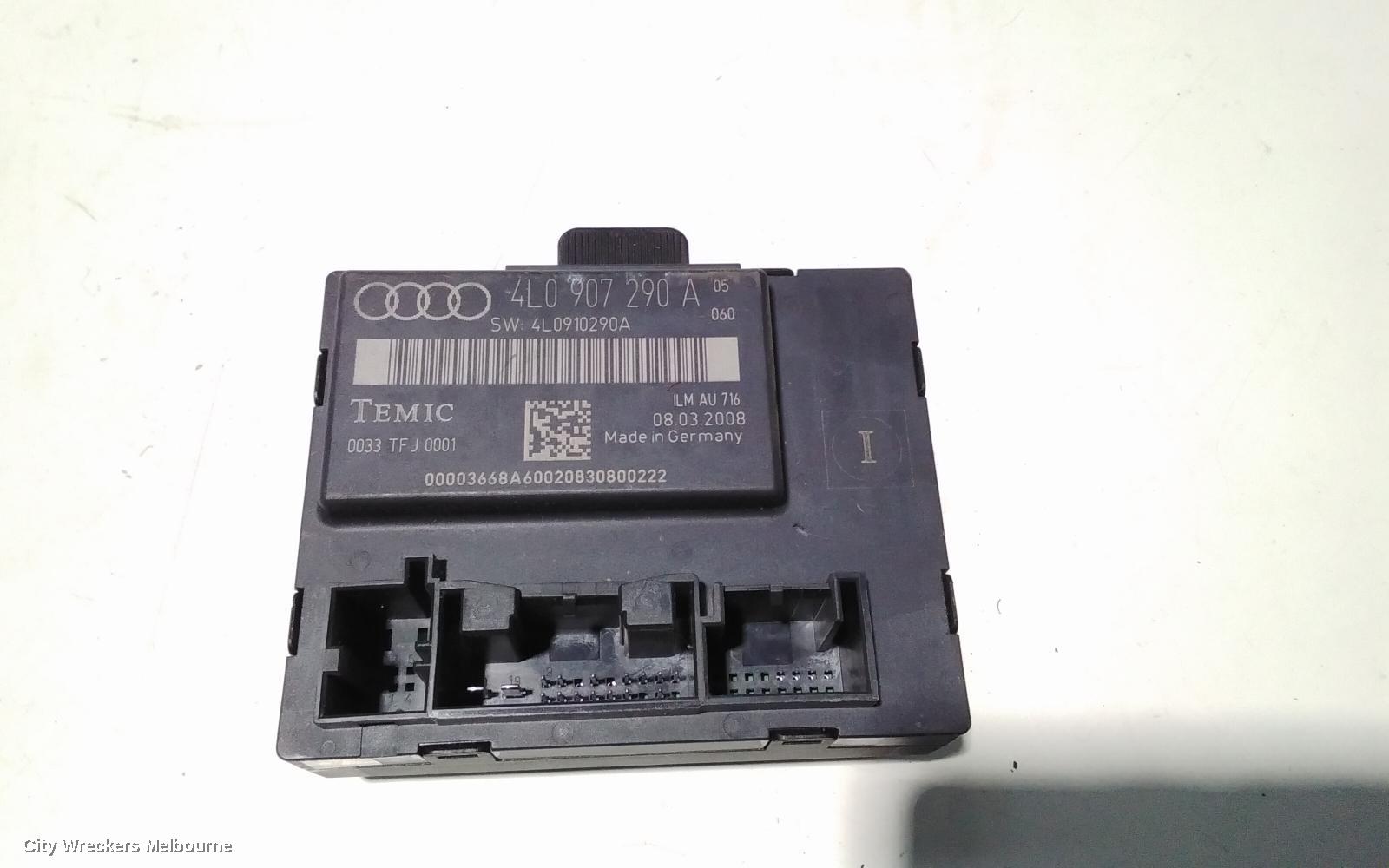 AUDI Q7, 4L, 09/2006 - 08/2015, 4L0 907 290 A  COMFORT CONTROL MODULE UNIT : 90226