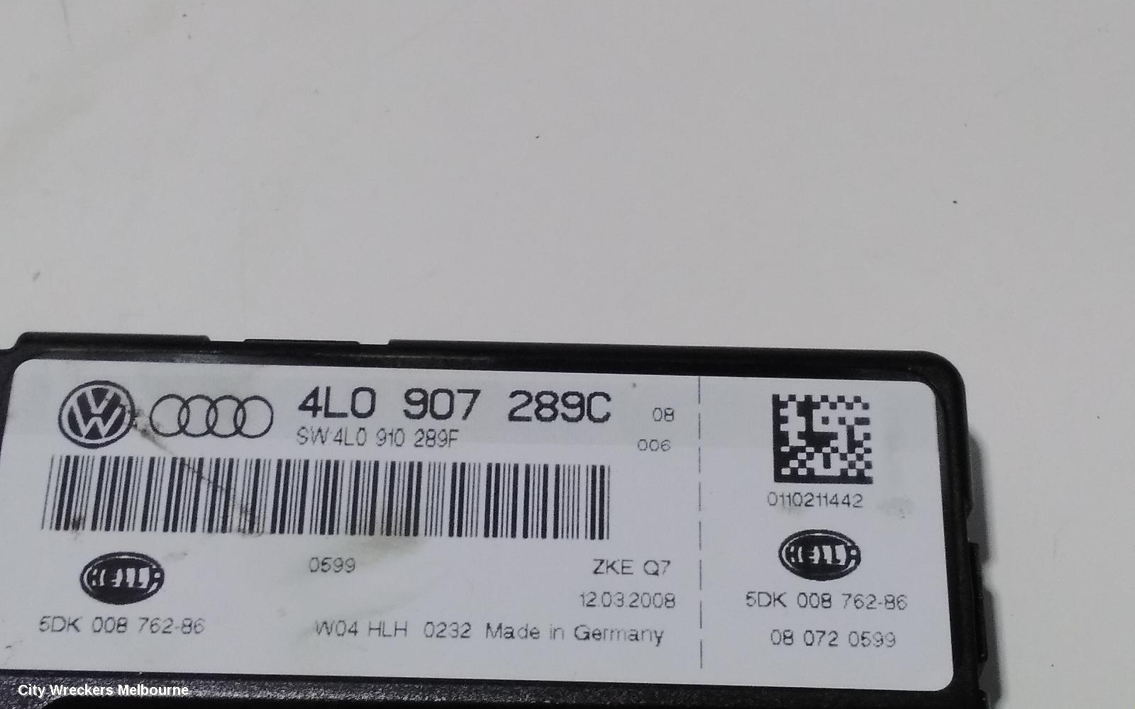 AUDI Q7 ECU, ENGINE ECU, 4.2, PETROL, BAR CODE, DUAL ECU (PAIR), ECU ONLY, 4L, 09/2006 - 08/2010