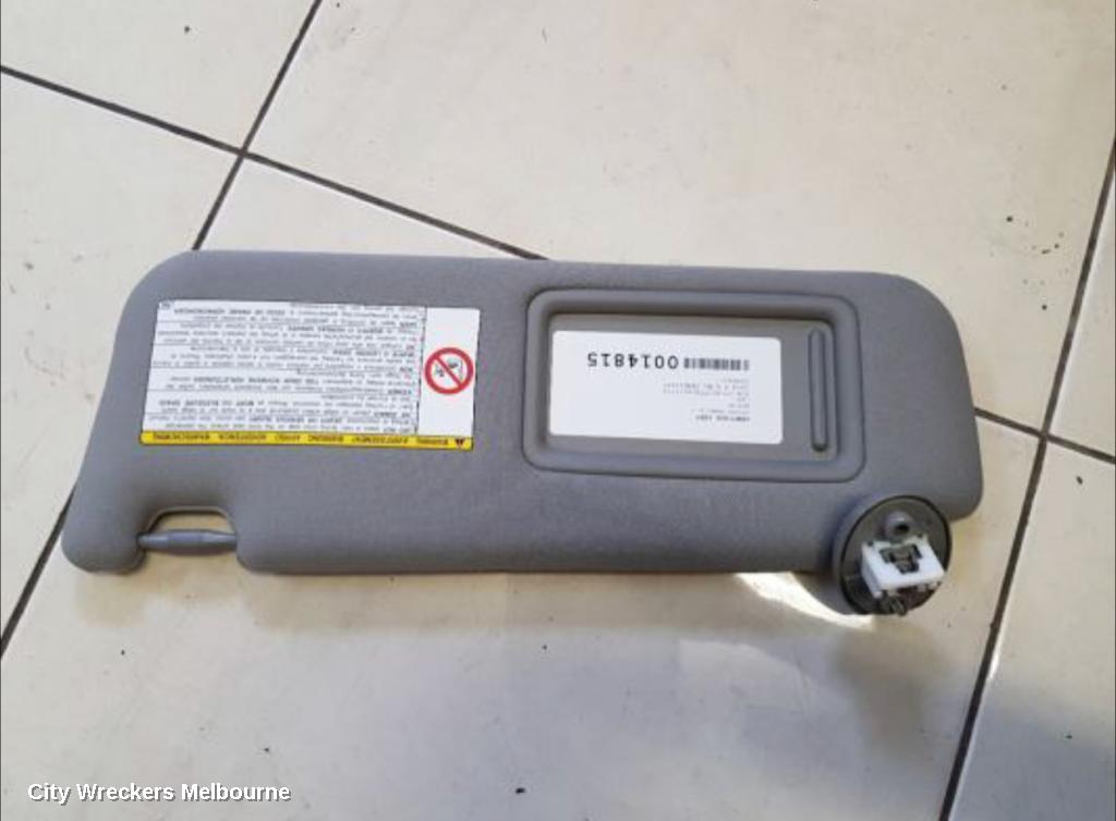TOYOTA CAMRY SUNVISOR, ASV50/AVV50, LH SIDE, NON LAMP TYPE, 12/2011 - 10/2017