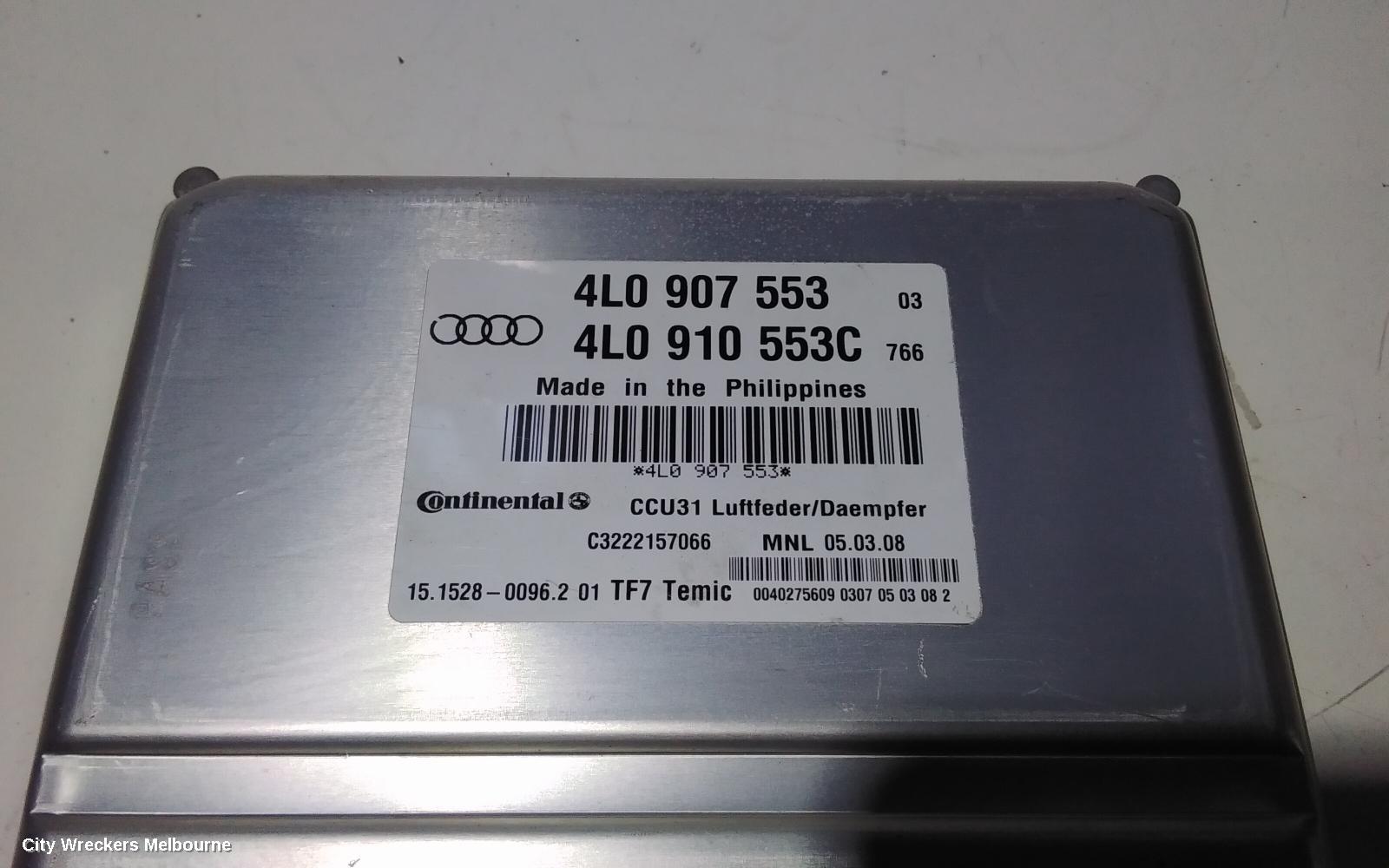 AUDI Q7, 4L, 09/2006 - 08/2015, 4L0 910 553 C    ECU SUSPENSION CONTROL AUDI Q7 CONTINENTAL: 90255
