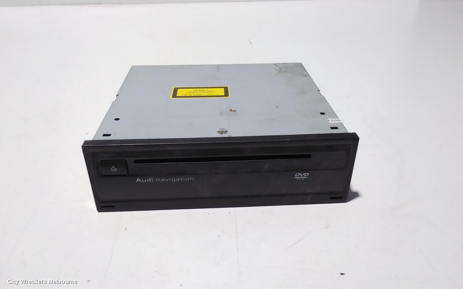 AUDI Q7 RADIO/CD/DVD/SAT/TV, DVD NAVIGATION UNIT, 4L, 09/2006 - 04/2011