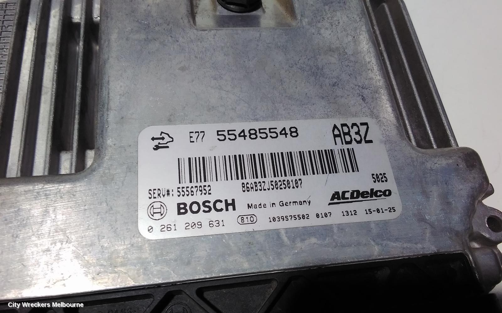 HOLDEN INSIGNIA ECU, ENGINE ECU, 2.8, PETROL, TURBO, ECU ONLY, GA, 02/2015 - 01/2017