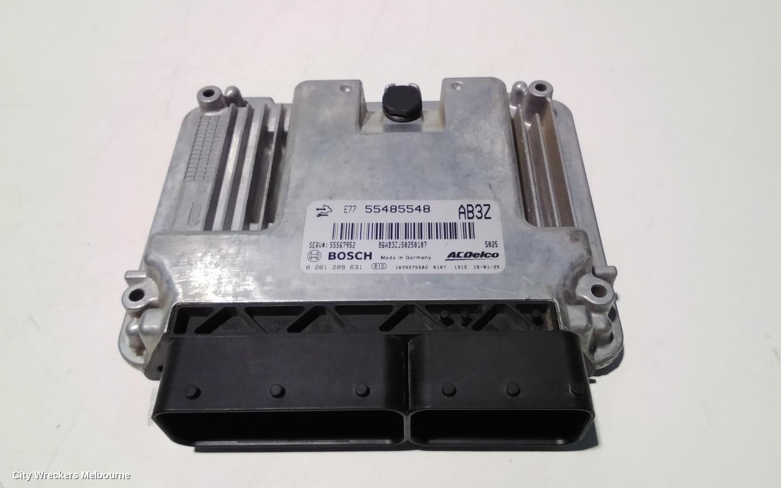 HOLDEN INSIGNIA ECU, ENGINE ECU, 2.8, PETROL, TURBO, ECU ONLY, GA, 02/2015 - 01/2017