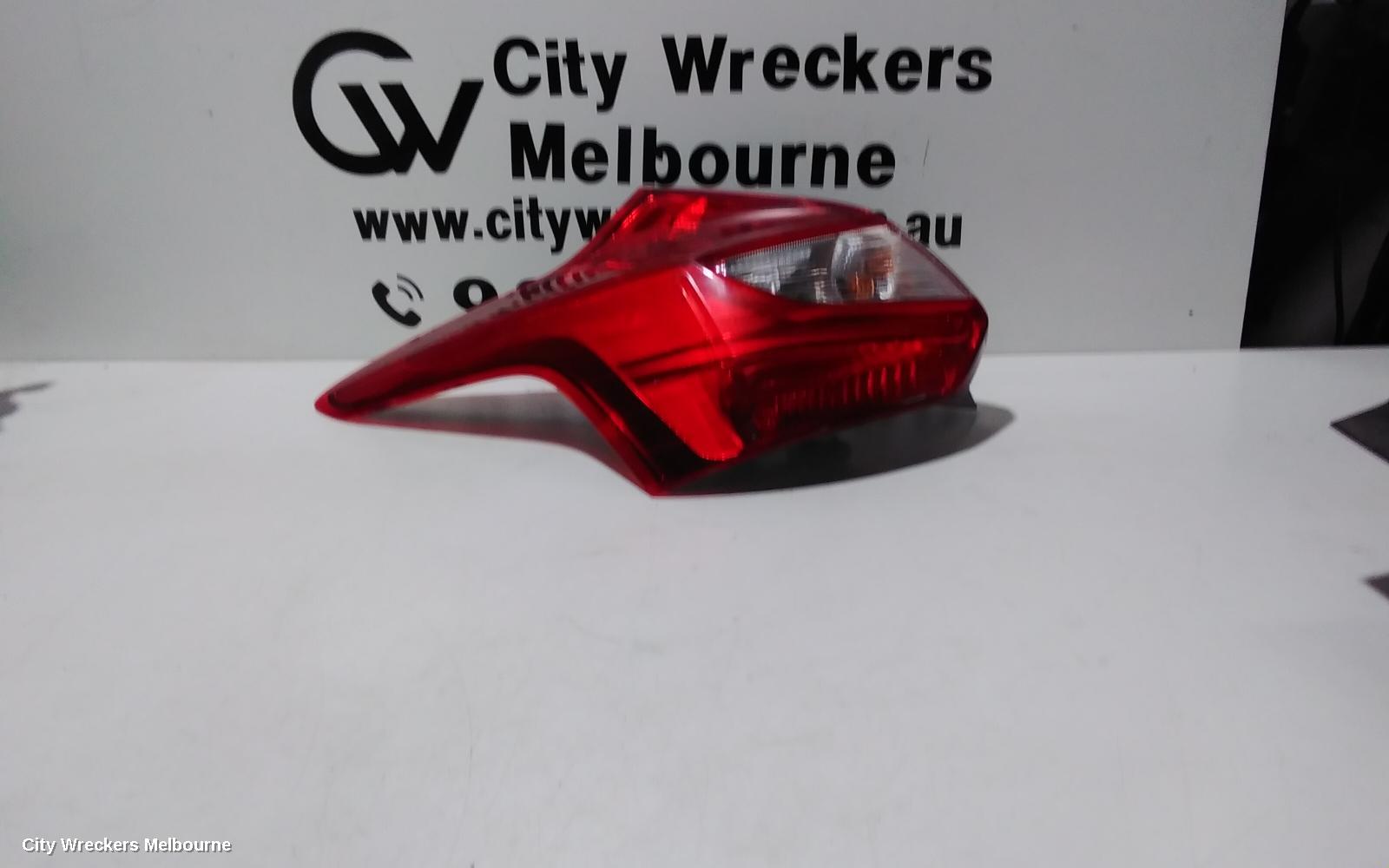 FORD FOCUS LEFT TAILLIGHT, LW, HATCH, STANDARD TYPE, 05/2011 - 08/2015