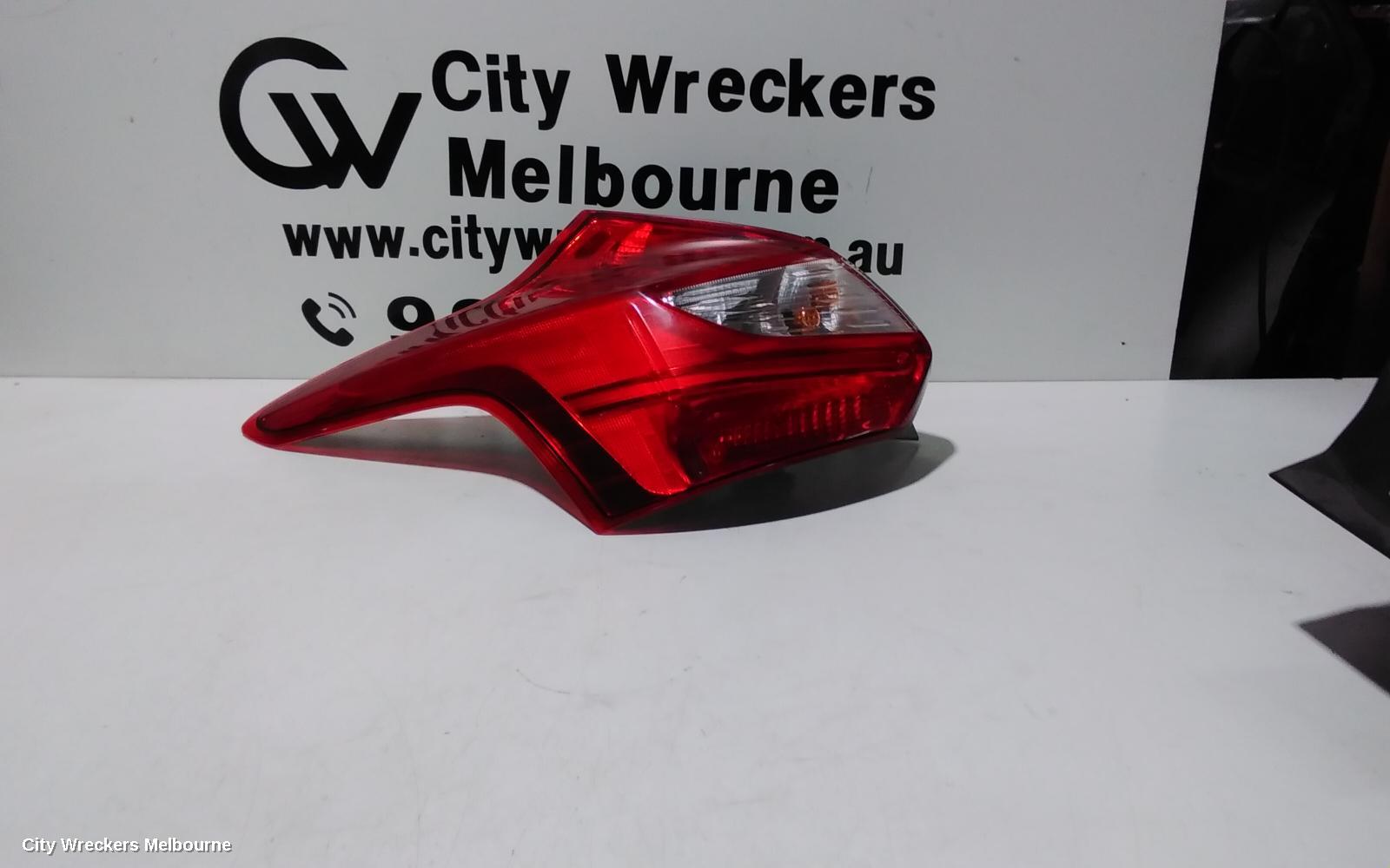 FORD FOCUS LEFT TAILLIGHT, LW, HATCH, STANDARD TYPE, 05/2011 - 08/2015
