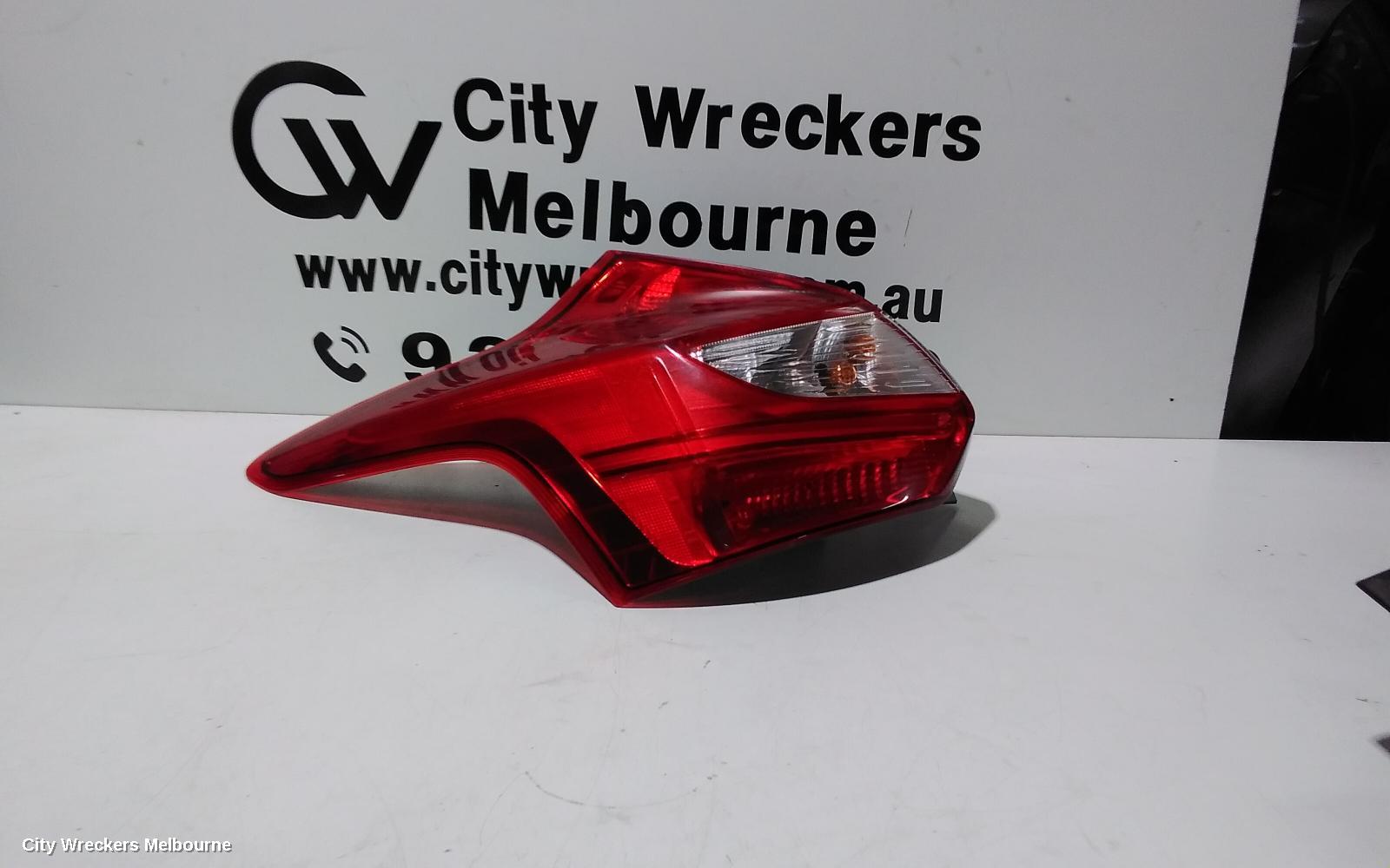 FORD FOCUS LEFT TAILLIGHT, LW, HATCH, STANDARD TYPE, 05/2011 - 08/2015