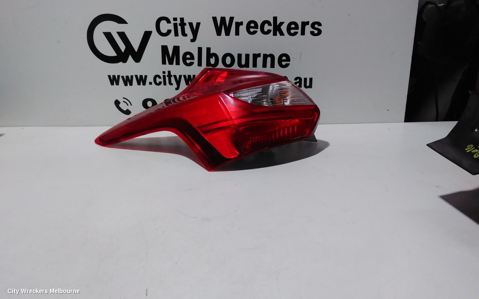 FORD FOCUS LEFT TAILLIGHT, LW, HATCH, STANDARD TYPE, 05/2011 - 08/2015