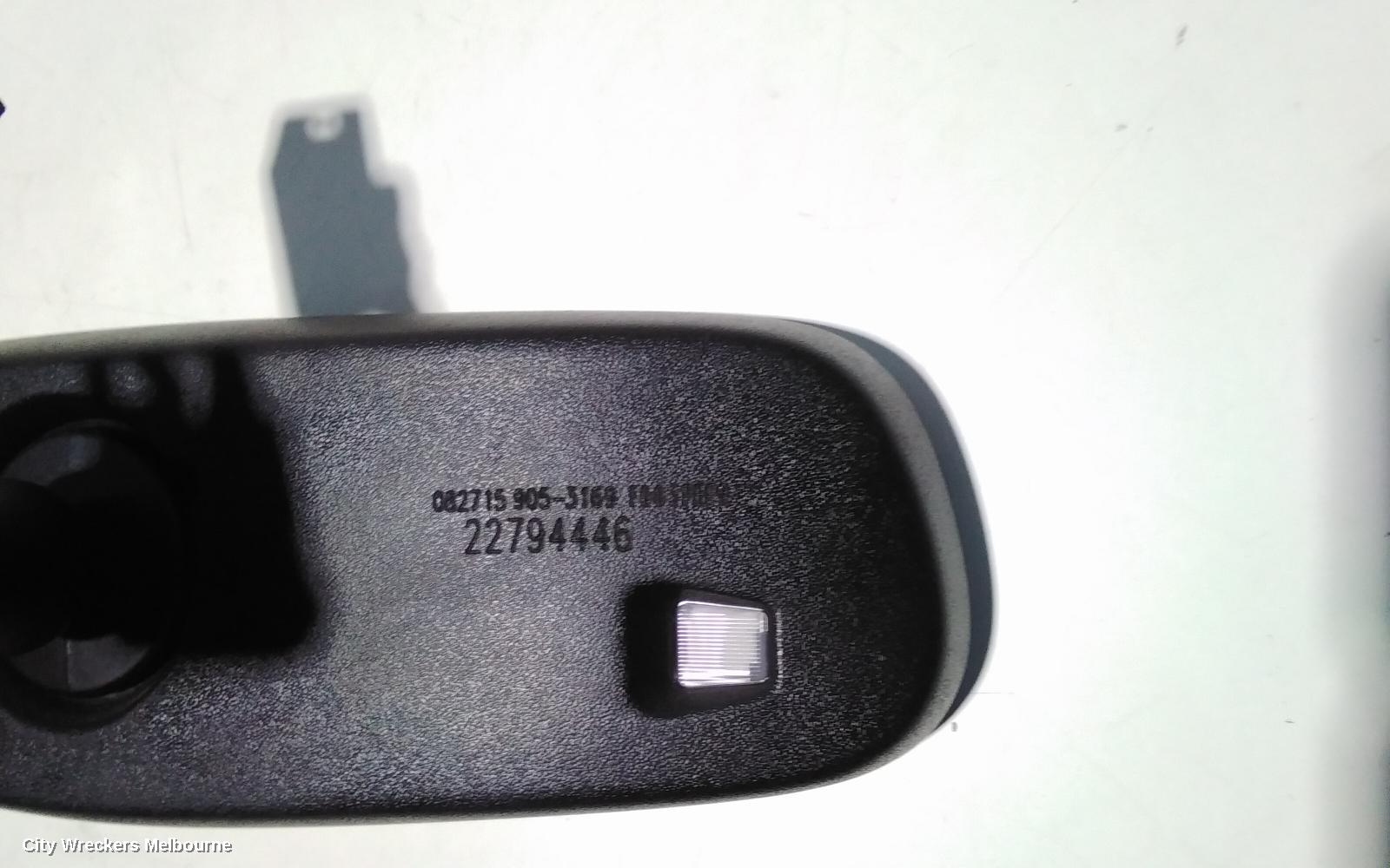 HOLDEN INSIGNIA INTERIOR MIRROR, GA, 02/2015 - 01/2017