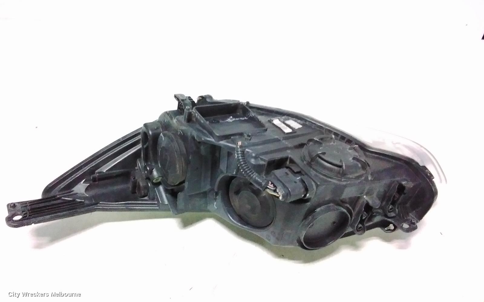 FORD FOCUS RIGHT HEADLAMP, LW, AMBIENTE/TREND, HALOGEN TYPE, CHROME INSERT, 08/2012 - 08/2015