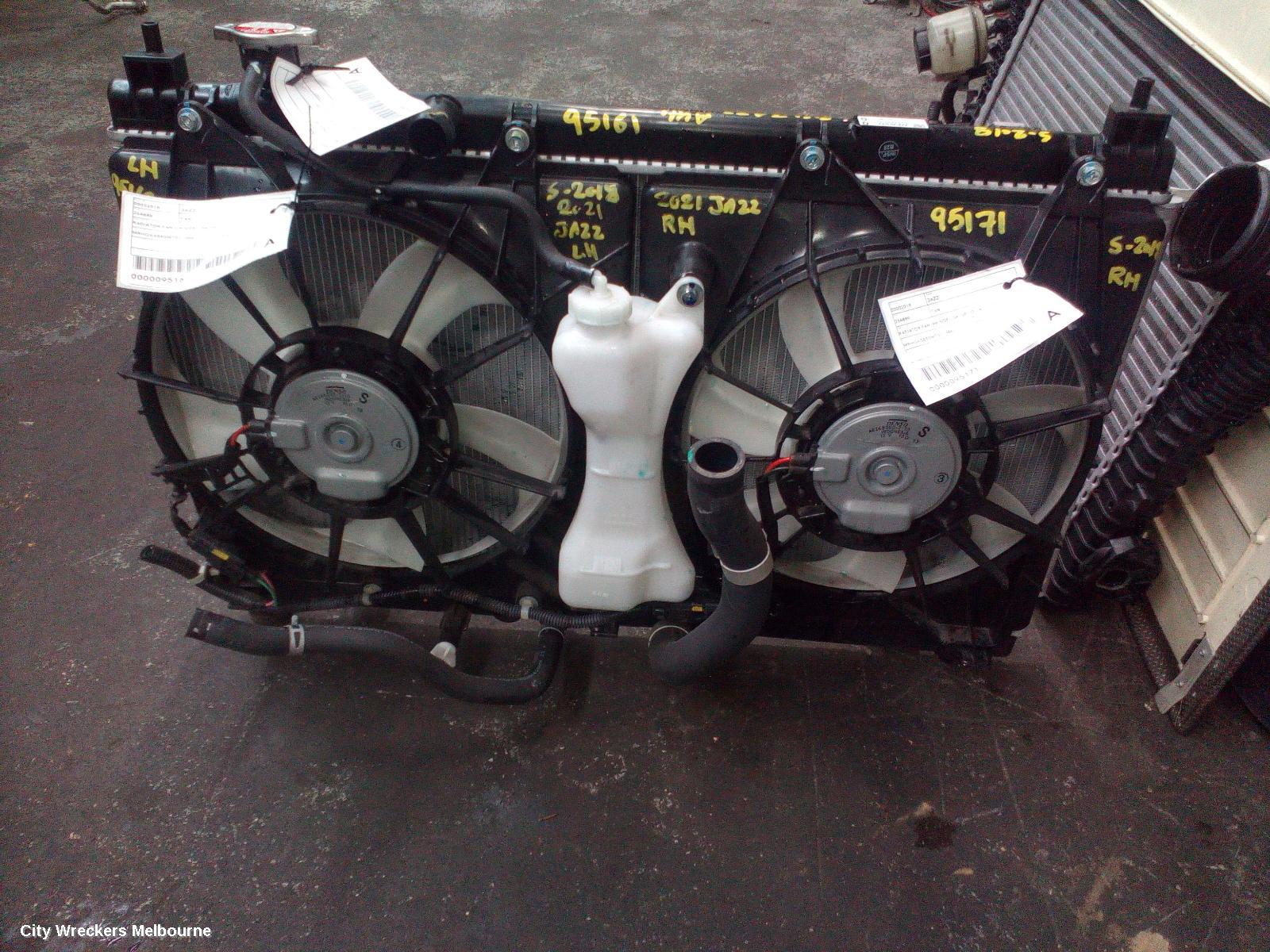 HONDA JAZZ FAN, RADIATOR FAN (LH SIDE), GK/GF, 07/2014 - 12/2020