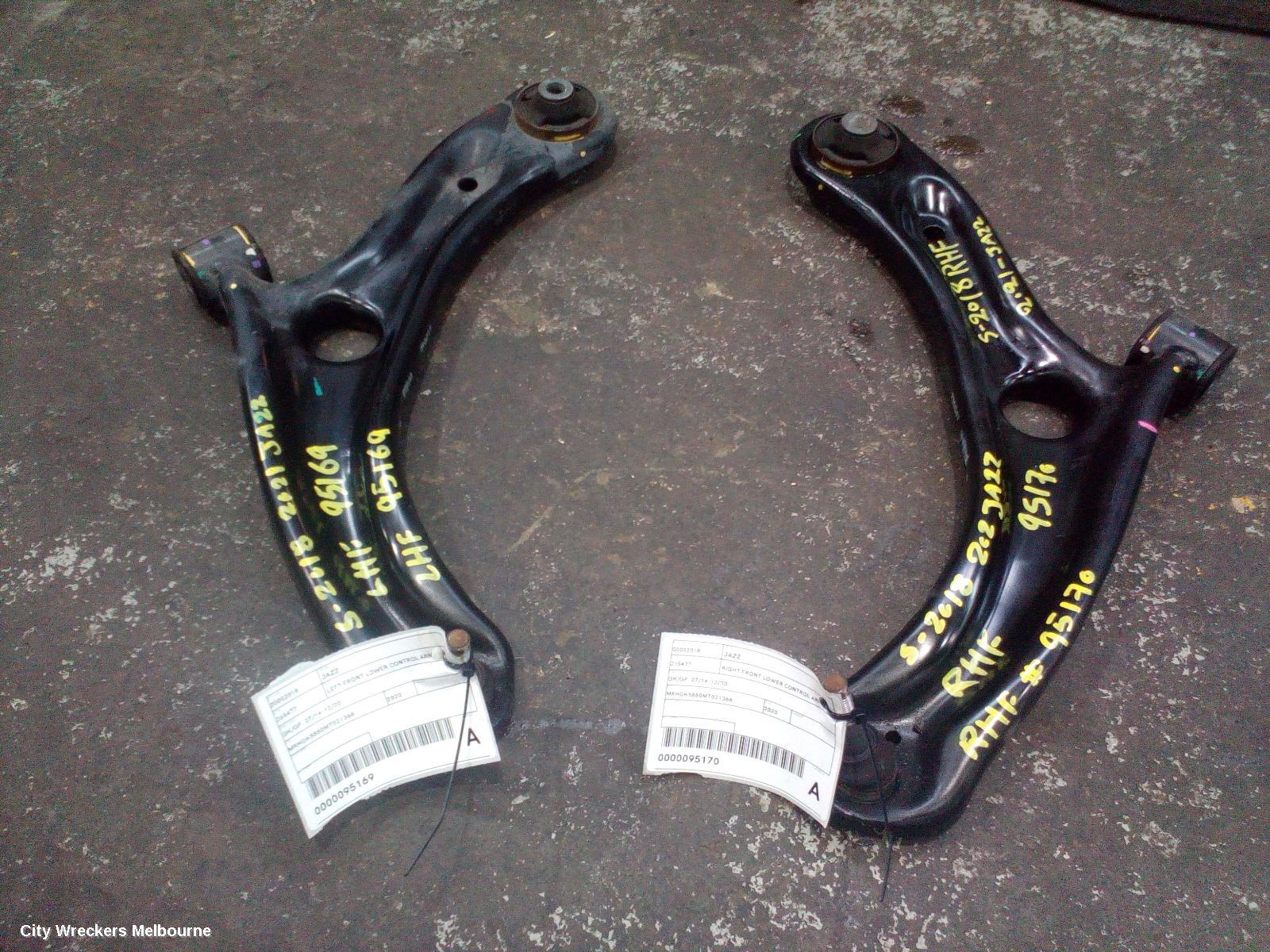 HONDA JAZZ LEFT FRONT LOWER CONTROL ARM, GK/GF, 07/2014 - 12/2020