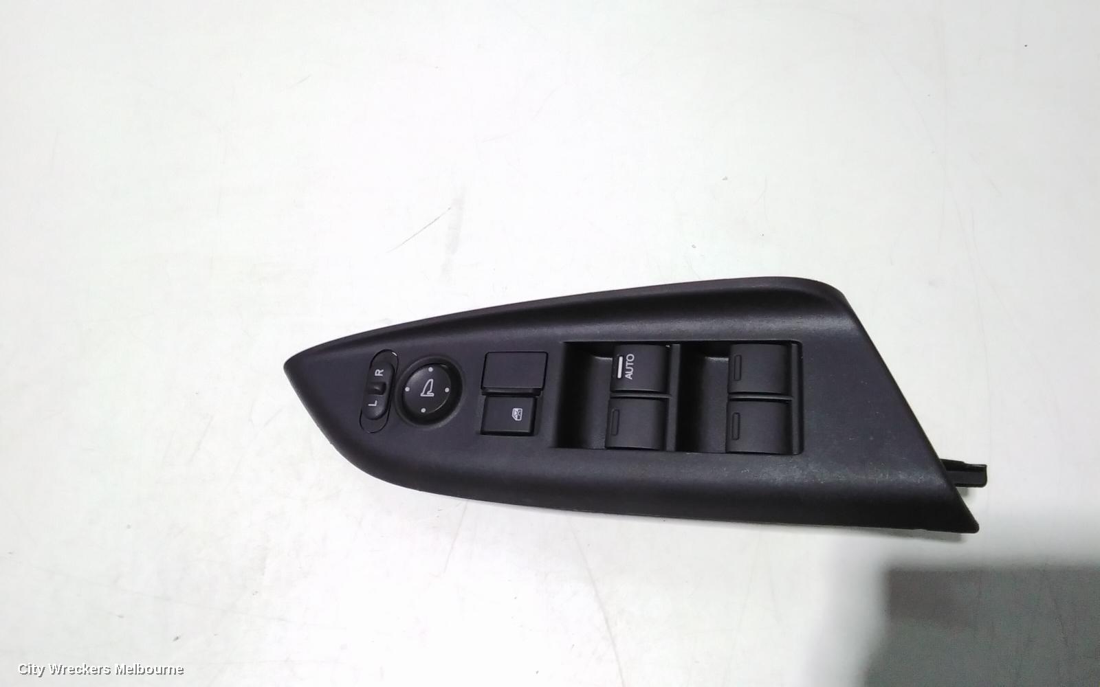 HONDA JAZZ PWR DR WIND SWITCH, RH FRONT (MASTER SWITCH), GF/GK, NON CENTRAL LOCK BUTTON TYPE, 07/2014 - 12/2020