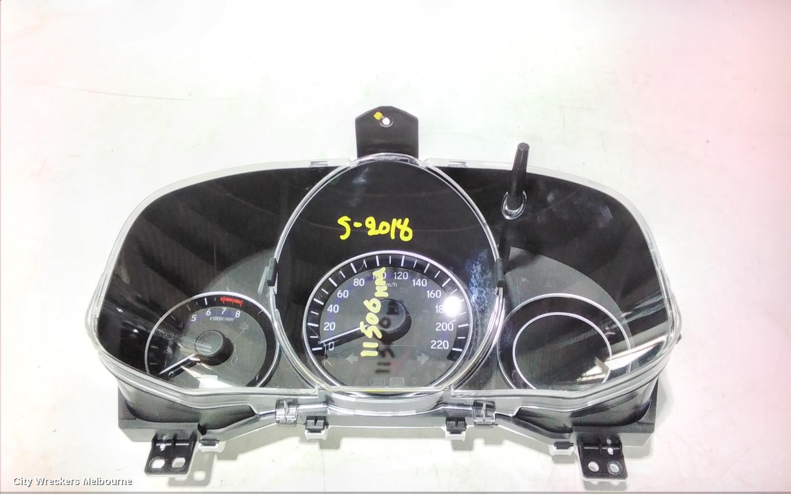 HONDA JAZZ INSTRUMENT CLUSTER, 1.5, AUTO T/M, GK/GF, 07/2014 - 12/2020