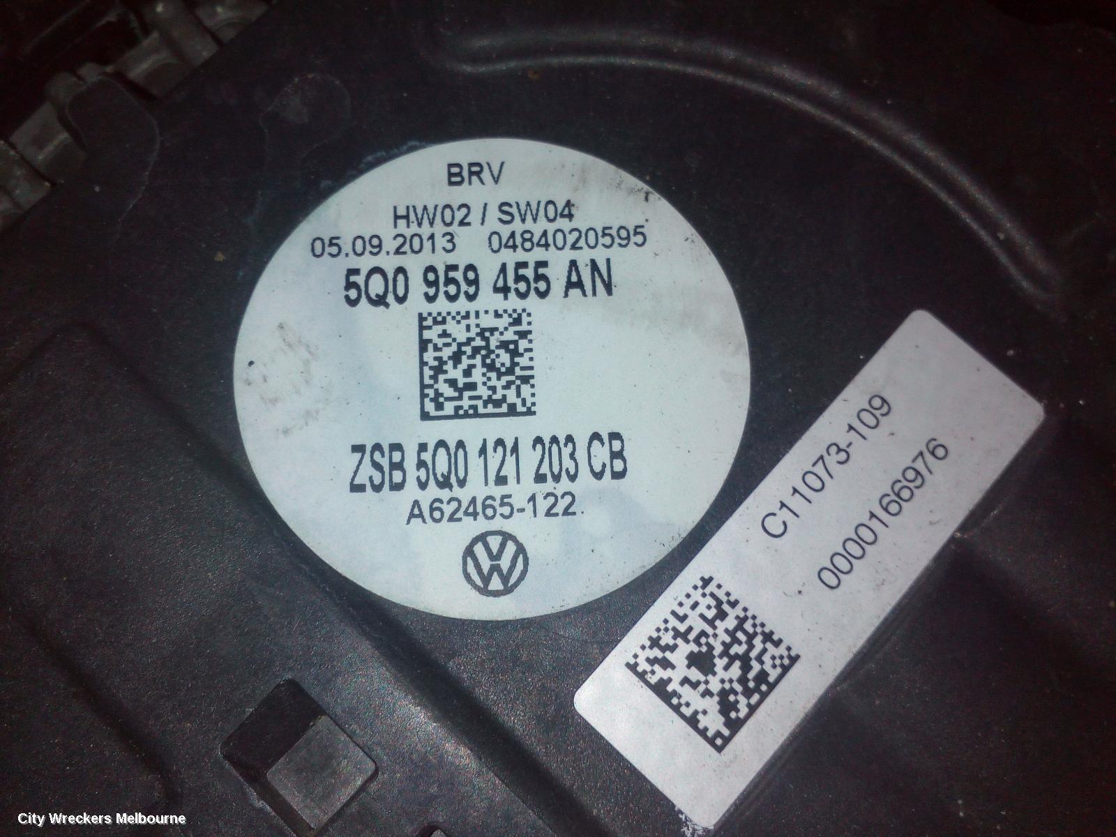 AUDI A3 FAN, DUAL FAN ASSY, 1.8, PETROL, CJSA CODE, 320W/200W (BROSE), 8V, 05/2013 - 05/2016