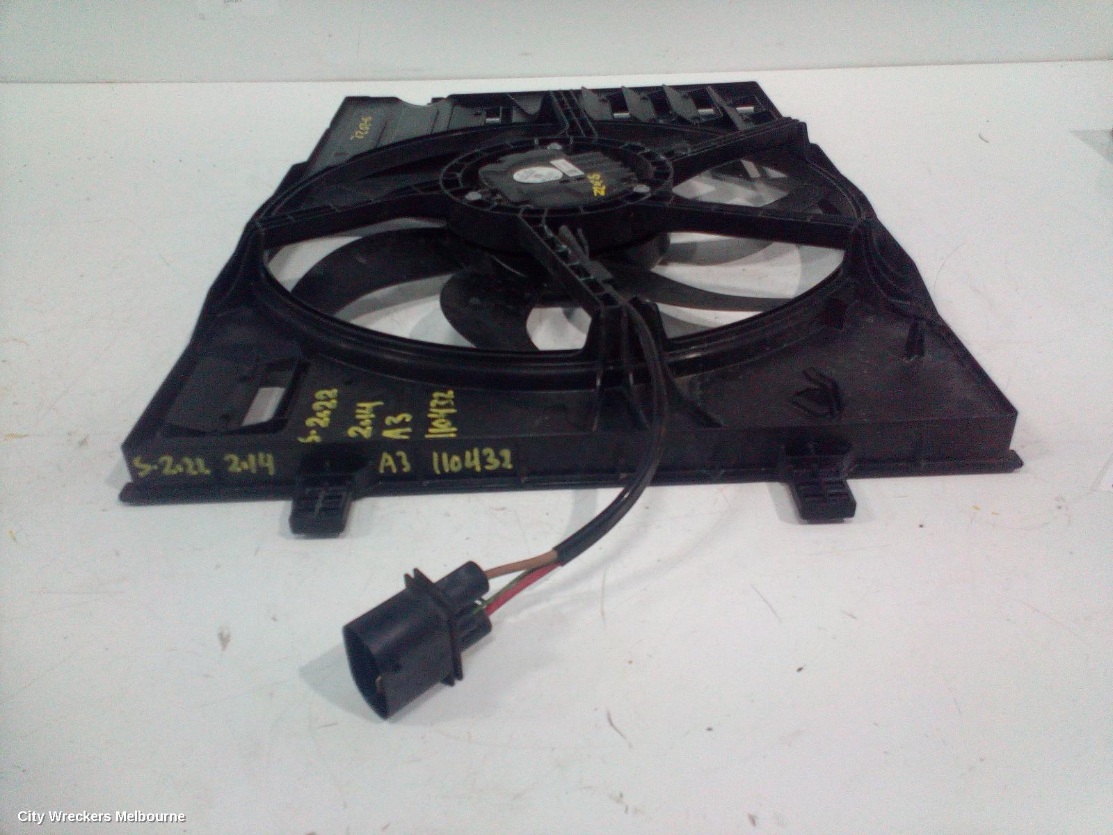 AUDI A3 FAN, DUAL FAN ASSY, 1.8, PETROL, CJSA CODE, 320W/200W (BROSE), 8V, 05/2013 - 05/2016