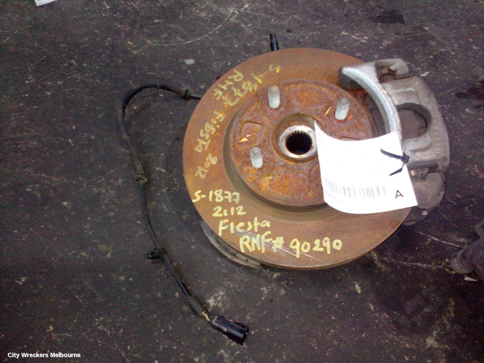 FORD FIESTA RIGHT FRONT HUB ASSEMBLY, WS-WZ, ABS TYPE, VIN MNB, 100PCD STUD PATTERN, 07/2008 - 12/2019