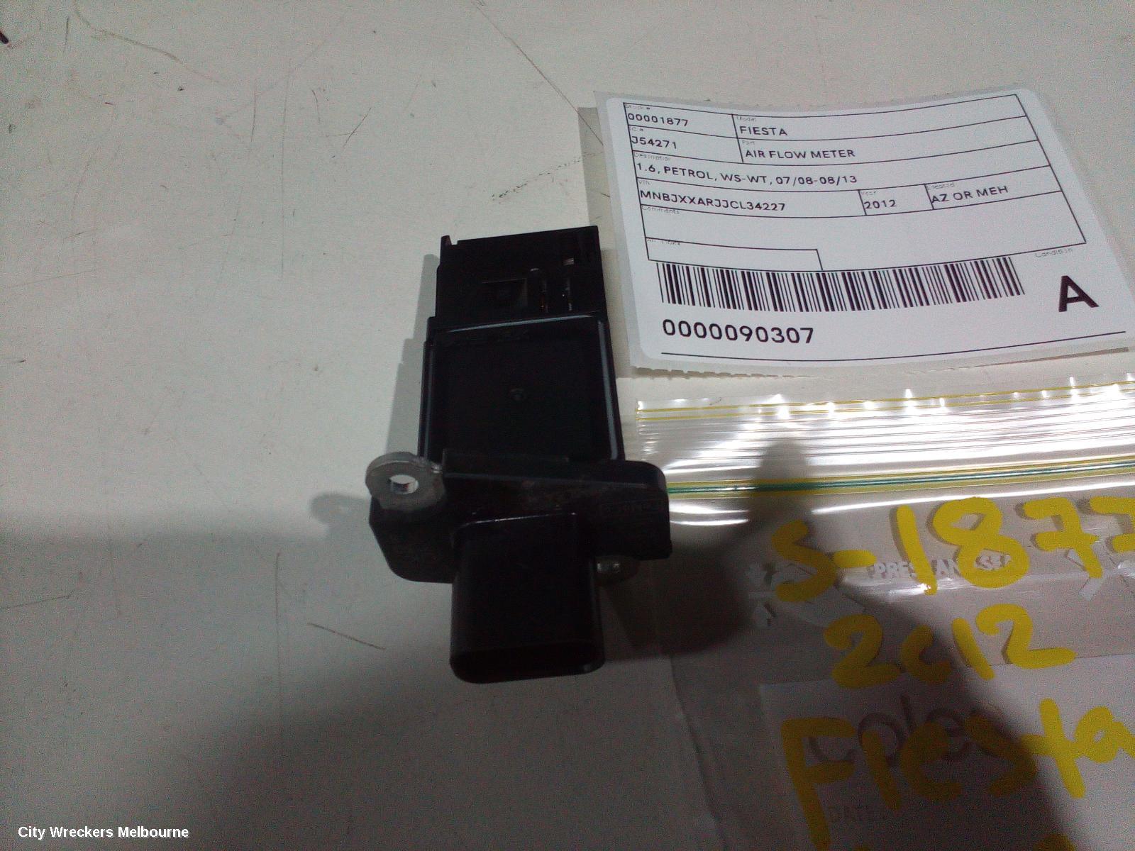FORD FIESTA AIR FLOW METER, 1.6, PETROL, WS-WT, 07/2008 - 08/2013