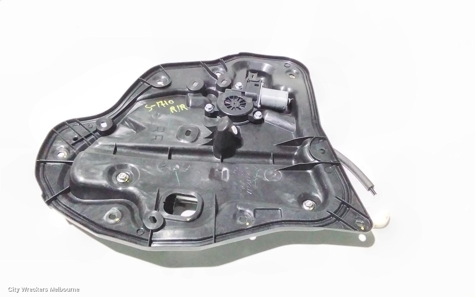 MAZDA 2 RIGHT REAR WND REG/MOTOR, DJ/DL, 10/2014 ONWARDS
