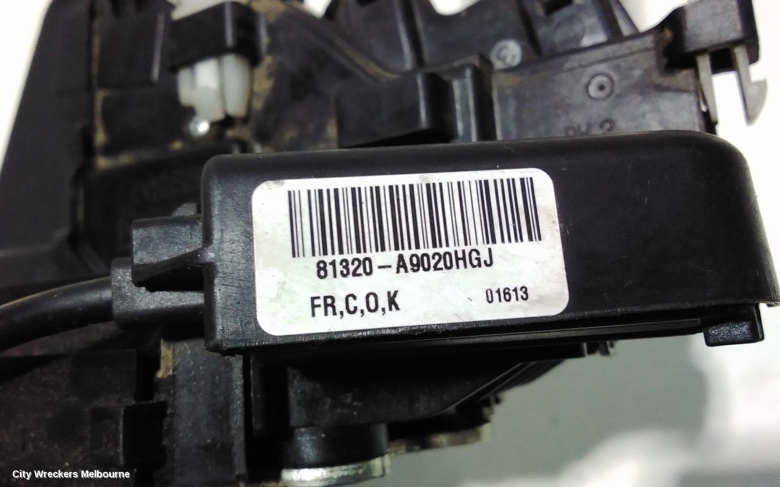 KIA CARNIVAL/GRAND CARNIVAL DOOR/BOOT/GATE LOCK, RIGHT FRONT DOOR LOCK, YP, 02/2015 - 10/2020