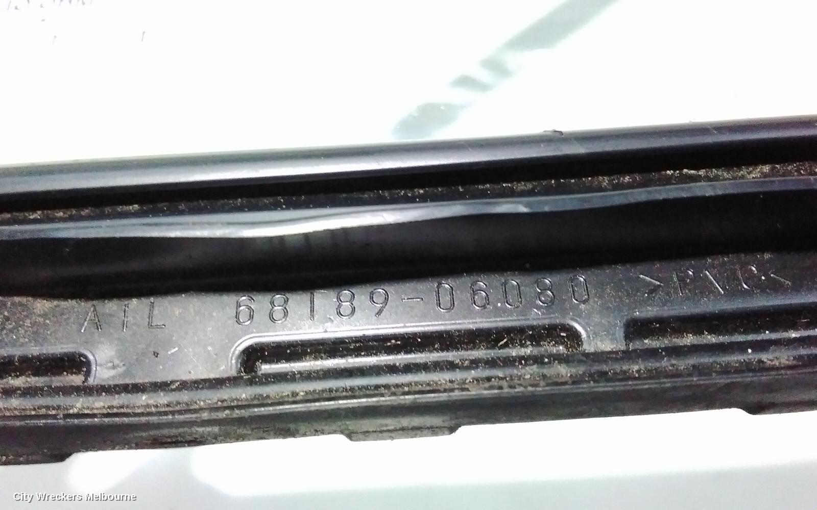 TOYOTA CAMRY LEFT REAR 1/4 DOOR GLASS, ASV50/AVV50, 12/2011 - 05/2015