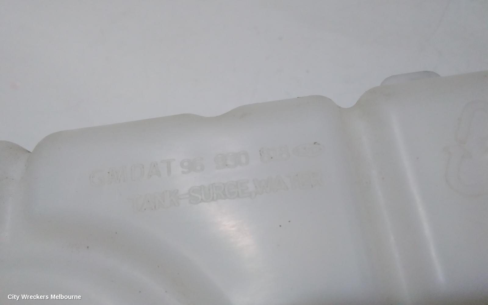 HOLDEN BARINA OVERFLOW BOTTLE, TK, HATCH, 12/2005 - 12/2012