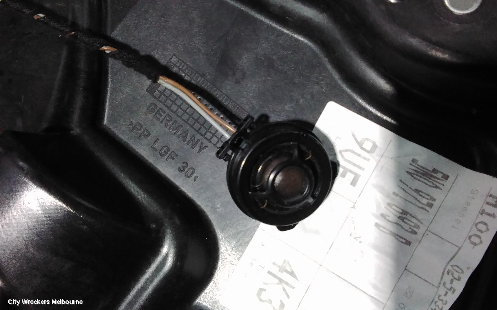 VOLKSWAGEN TIGUAN RIGHT REAR WND REG/MOTOR, 5N, POWER, 05/2008 - 08/2016