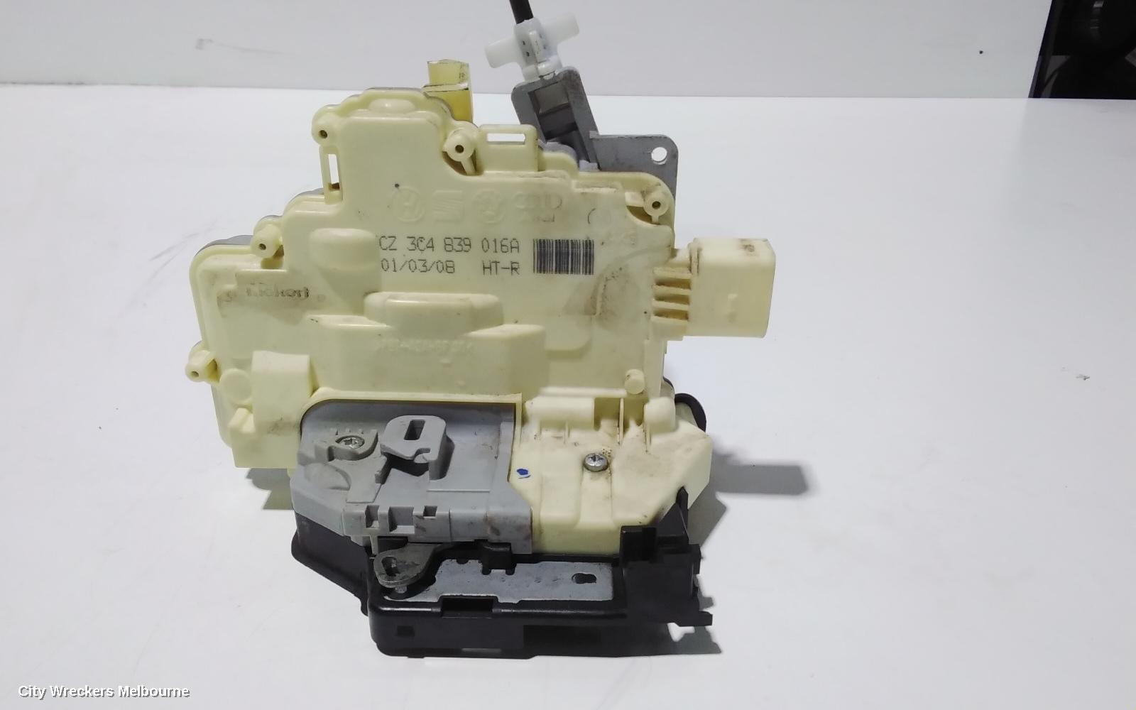 VOLKSWAGEN TIGUAN DOOR/BOOT/GATE LOCK, RIGHT REAR DOOR LOCK, 5N, P/N 3C4839016A (7 PIN), 05/2008 - 01/2009
