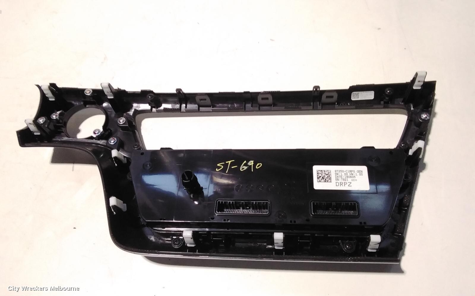 HYUNDAI SONATA HEATER/AC CONTROLS, CLIMATE CONTROL TYPE, LF, 08/2017 - 01/2020