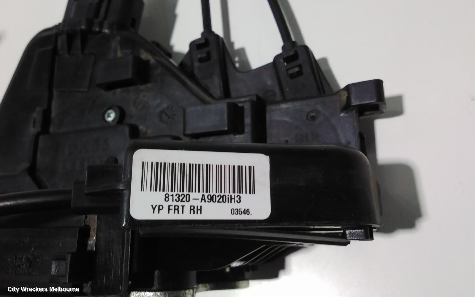 KIA CARNIVAL/GRAND CARNIVAL DOOR/BOOT/GATE LOCK, RIGHT FRONT DOOR LOCK, YP, 02/2015 - 10/2020