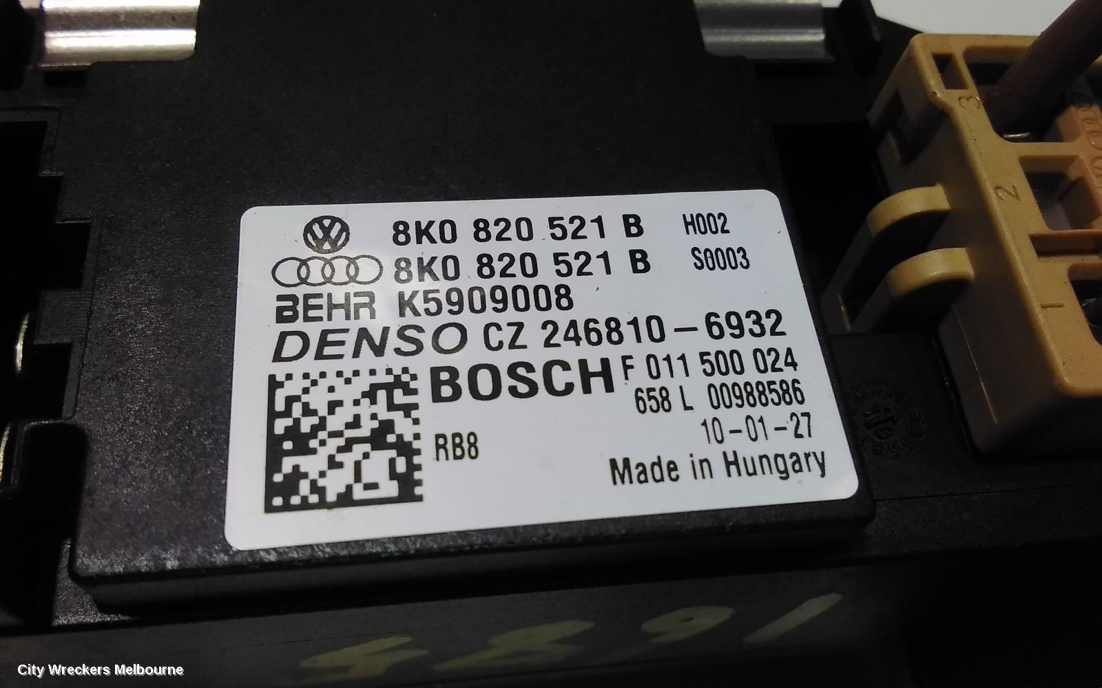 AUDI Q5 FAN SPEED RESISTOR, 8R, 03/2009 - 01/2017