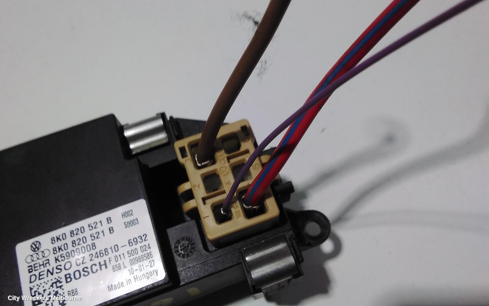 AUDI Q5 FAN SPEED RESISTOR, 8R, 03/2009 - 01/2017