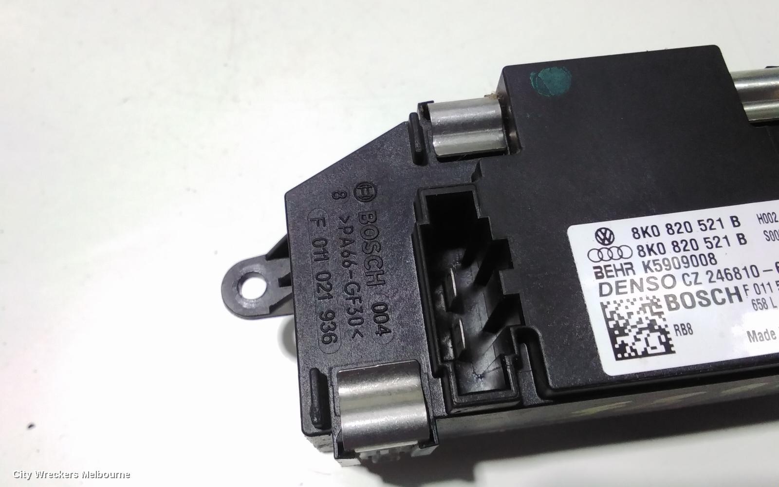 AUDI Q5 FAN SPEED RESISTOR, 8R, 03/2009 - 01/2017