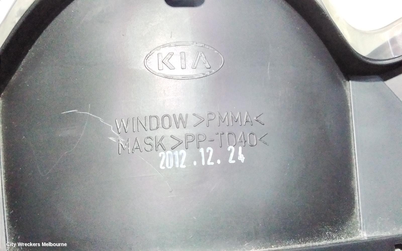 KIA OPTIMA INSTRUMENT CLUSTER, TF, SI/SLI, 01/2011 - 10/2015