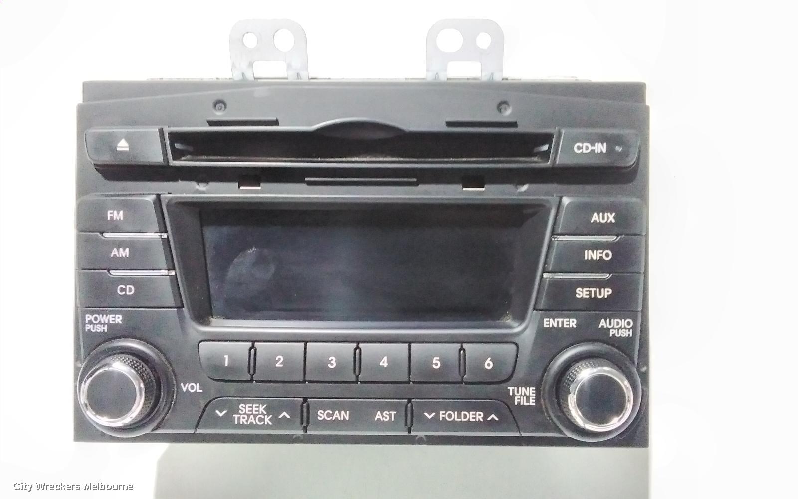 KIA OPTIMA RADIO/CD/DVD/SAT/TV, CD STACKER, TF, 01/2011 - 10/2015