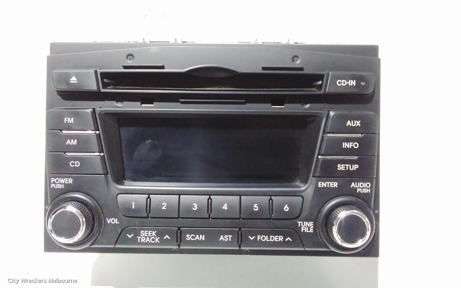 KIA OPTIMA RADIO/CD/DVD/SAT/TV, CD STACKER, TF, 01/2011 - 10/2015