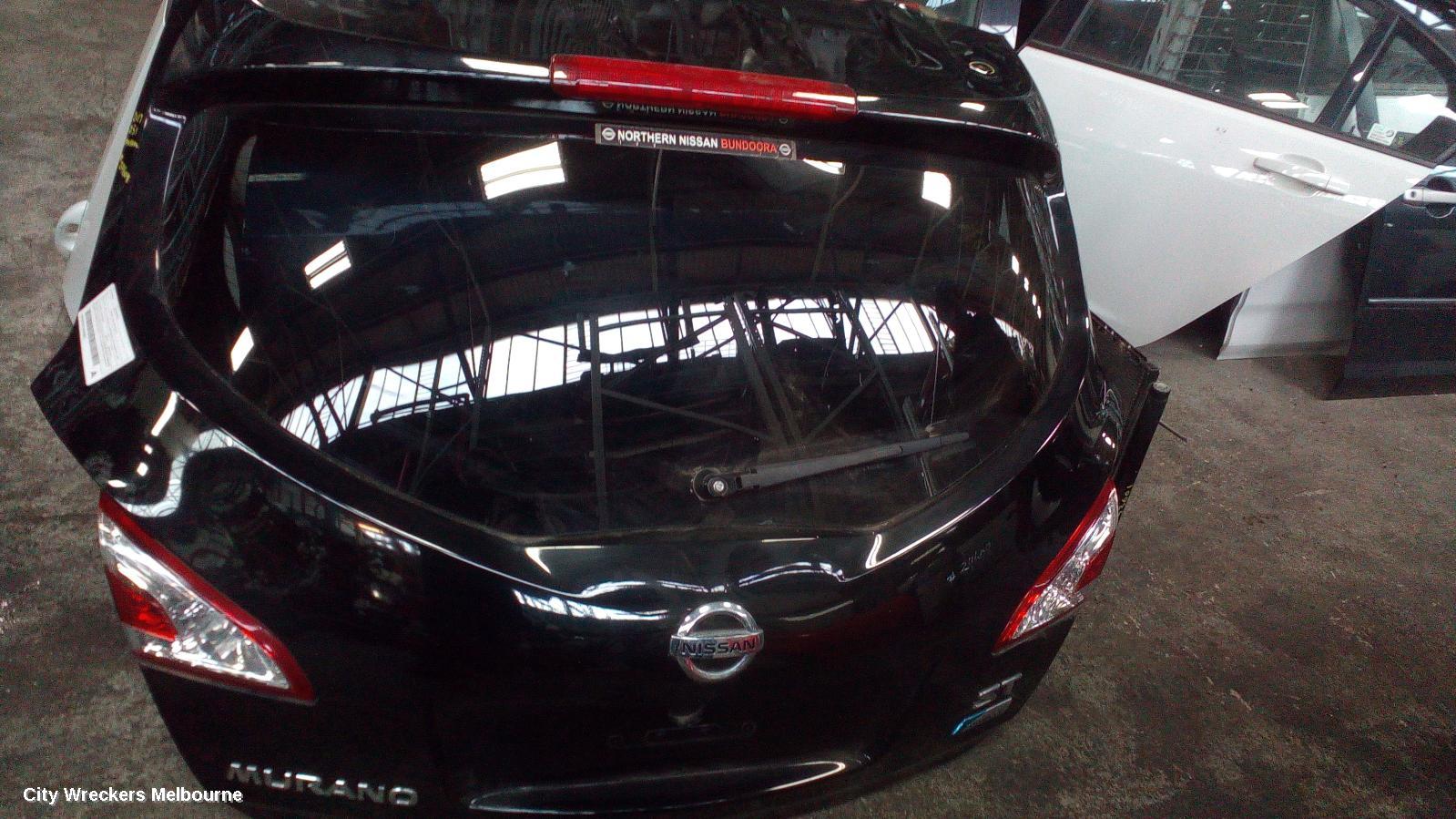 NISSAN MURANO BOOTLID/TAILGATE, TAILGATE, Z51, ST, MANUAL OPERATED, W/ CAMERA TYPE, 09/2011 - 12/2014
