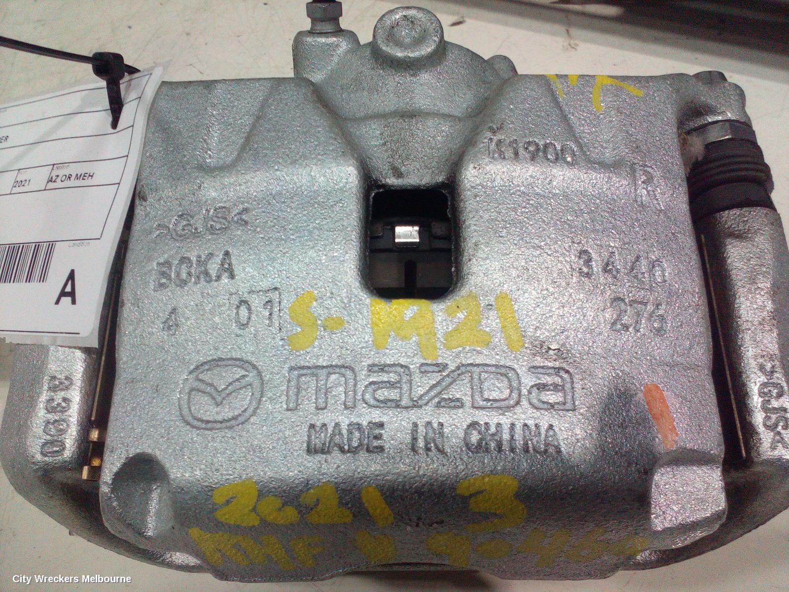 MAZDA 3 CALIPER, RH FRONT, BP, 03/2019 ONWARDS