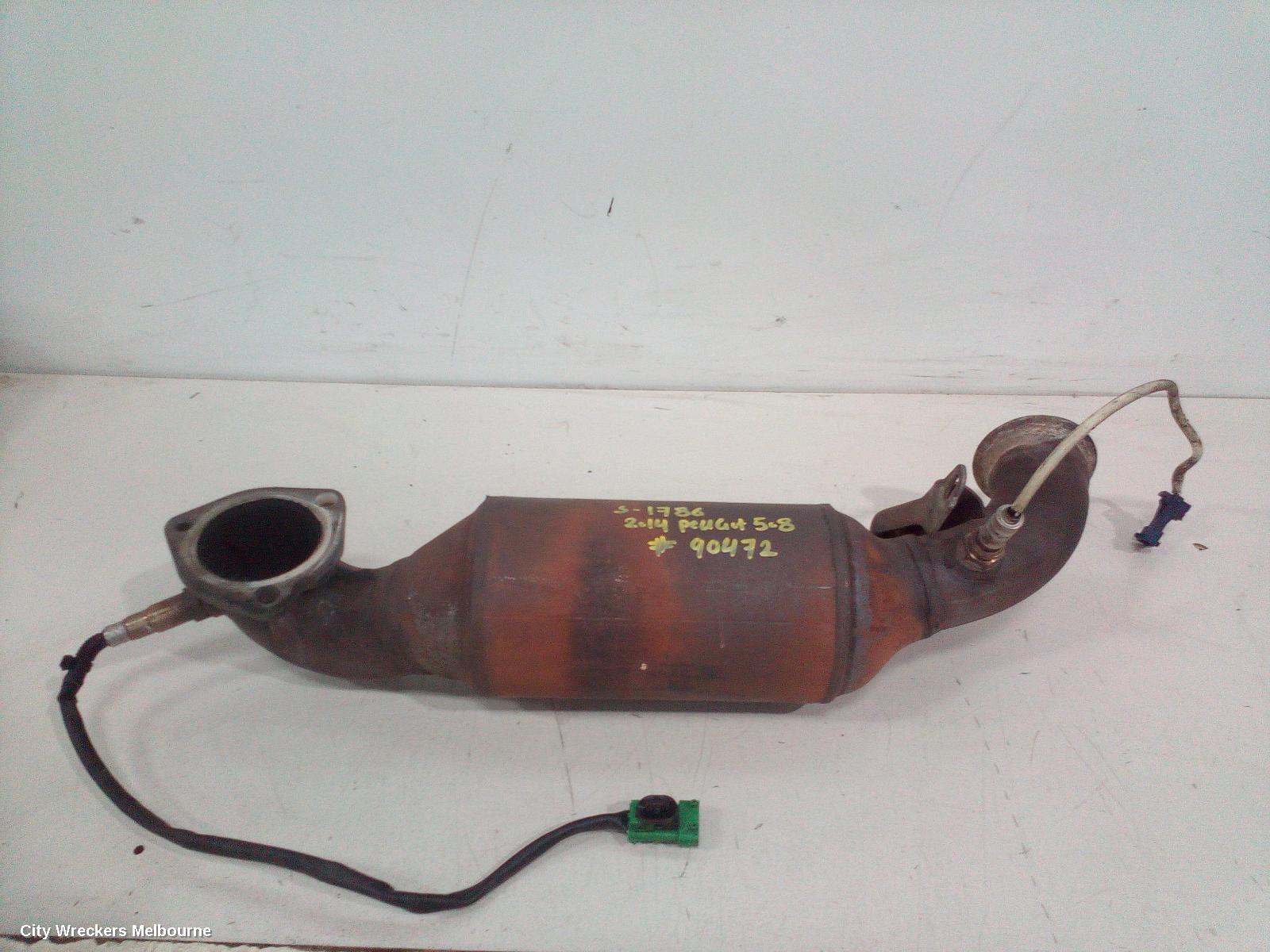 PEUGEOT 508 CATALYTIC CONVERTER, 07/2011 - 12/2017