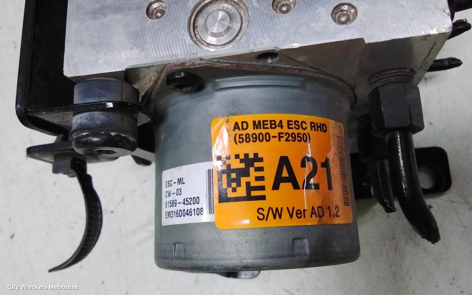 HYUNDAI ELANTRA ABS PUMP/MODULATOR, AD, 12/2015 - 12/2020