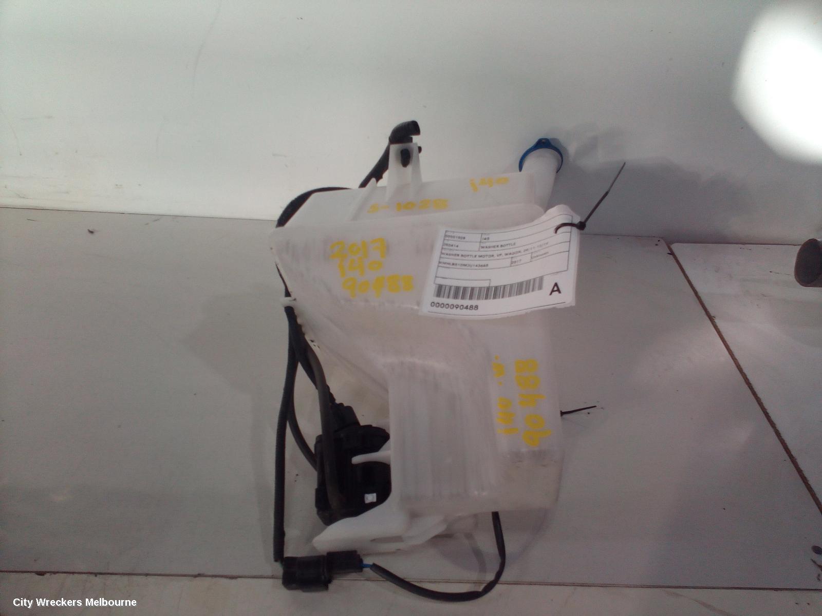 HYUNDAI I40 WASHER BOTTLE, WASHER BOTTLE MOTOR, VF, WAGON, 09/2011 - 12/2019