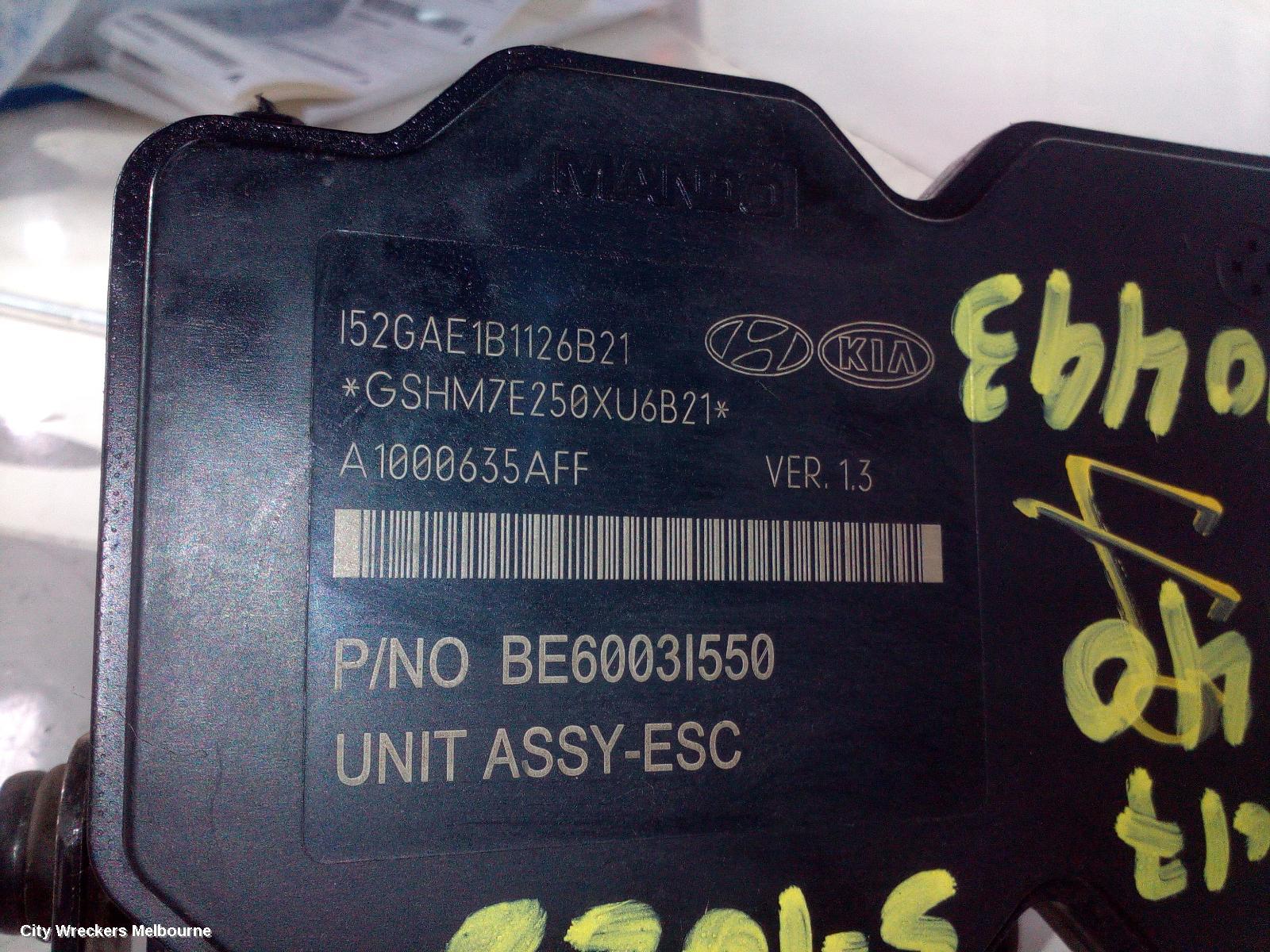 HYUNDAI I40 ABS PUMP/MODULATOR, VF, 06/2015 - 12/2019