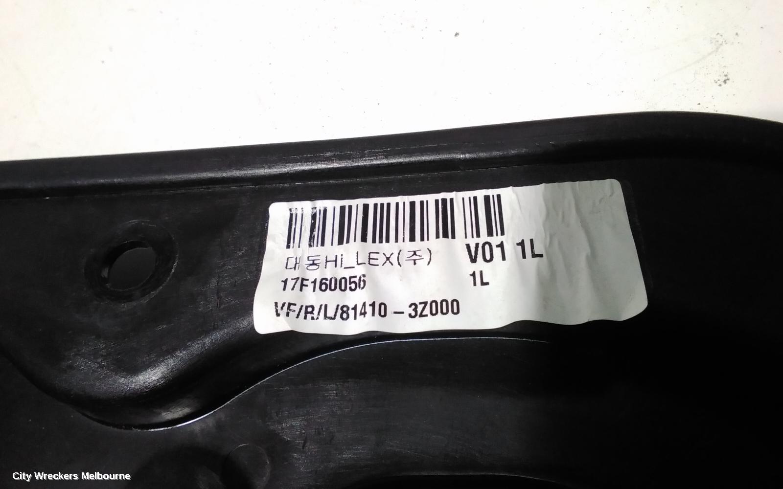 HYUNDAI I40 LEFT REAR WND REG/MOTOR, VF, 09/2011 - 12/2019