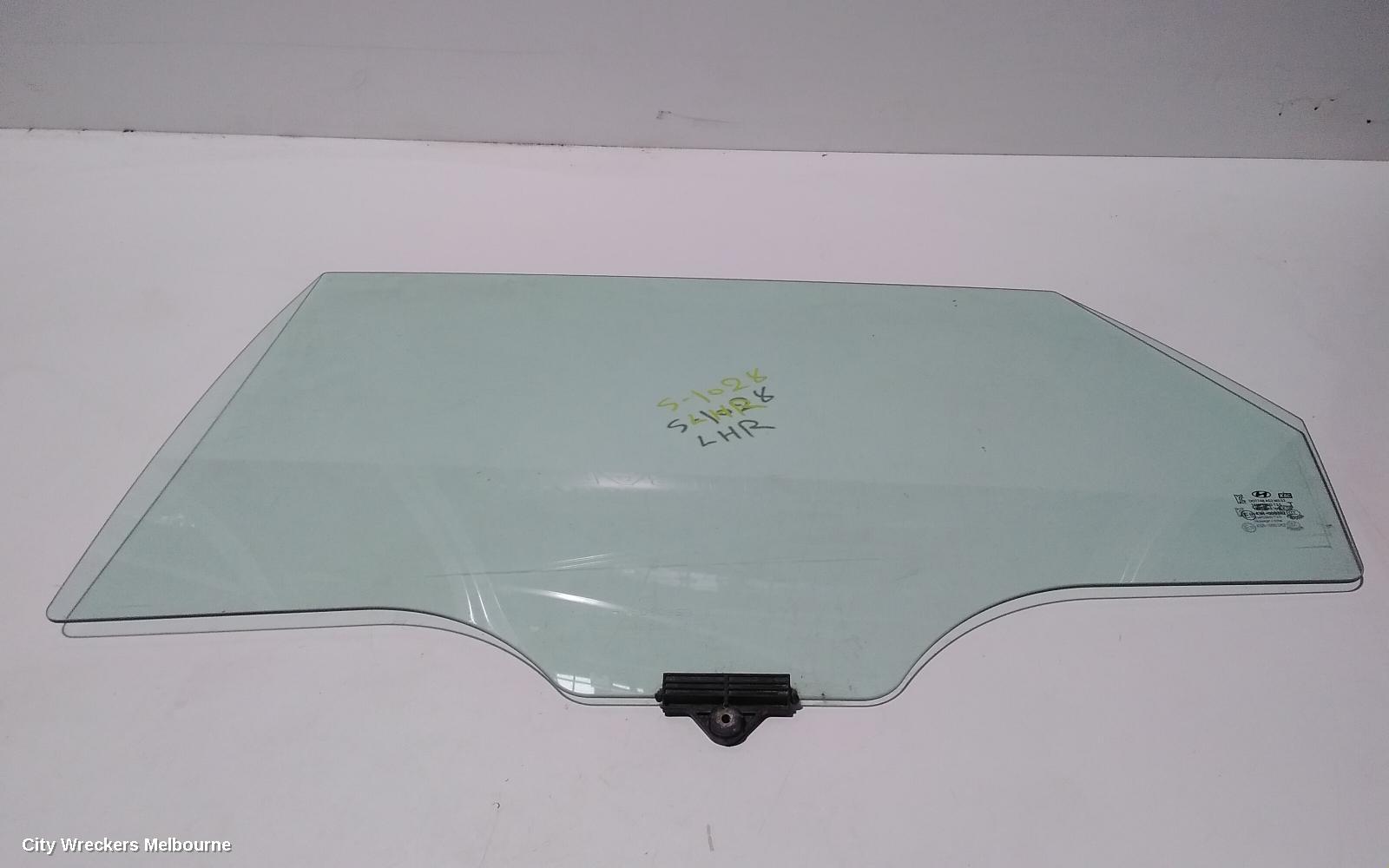 HYUNDAI I40 LEFT REAR DOOR WINDOW, WAGON, STANDARD TYPE, VF, 09/2011 - 12/2019