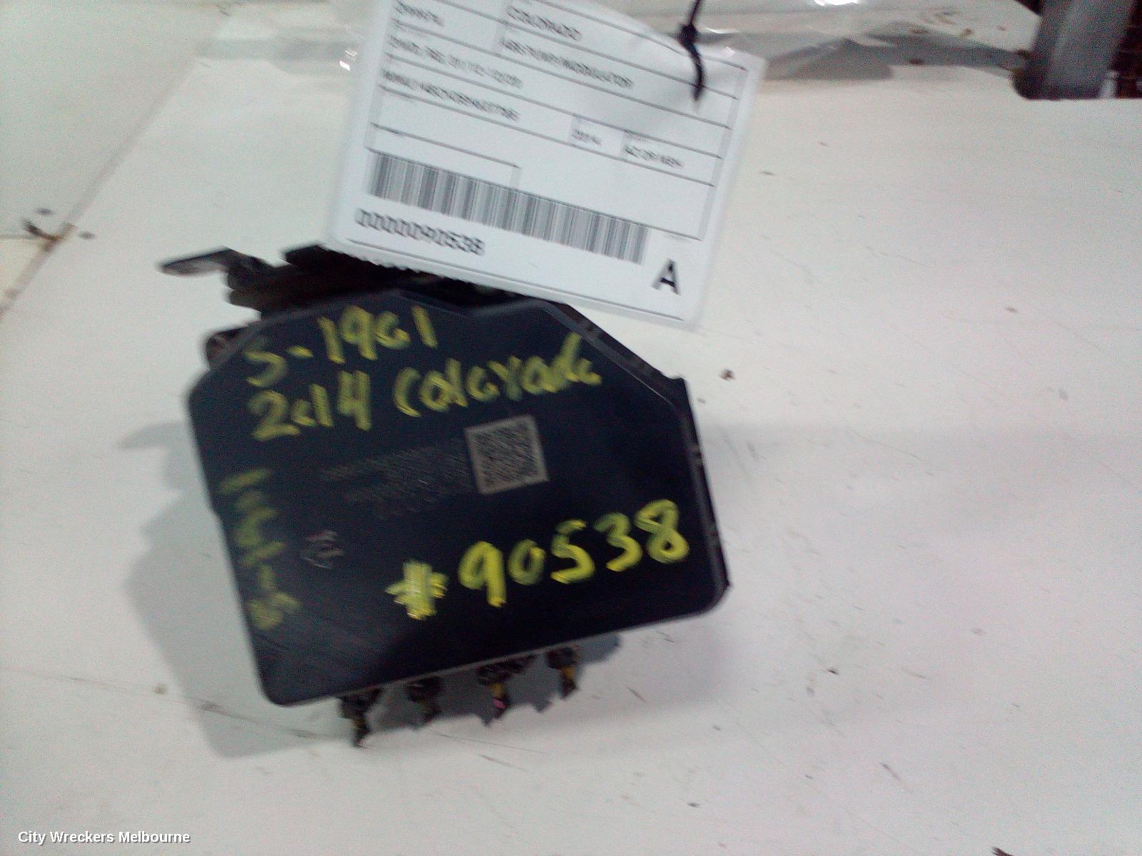 HOLDEN COLORADO ABS PUMP/MODULATOR, RG/RG 7, P/N 52065022, 12/2012 - 12/2020