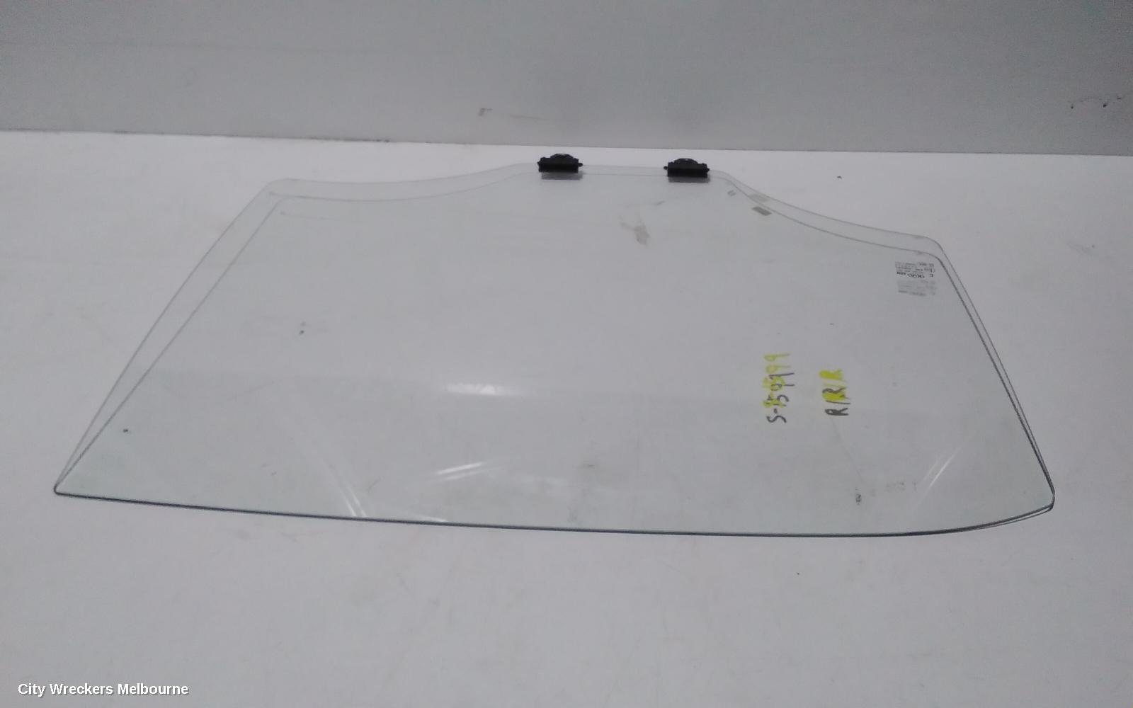 KIA RIO RIGHT REAR DOOR WINDOW, YB, 12/2016 - 06/2023