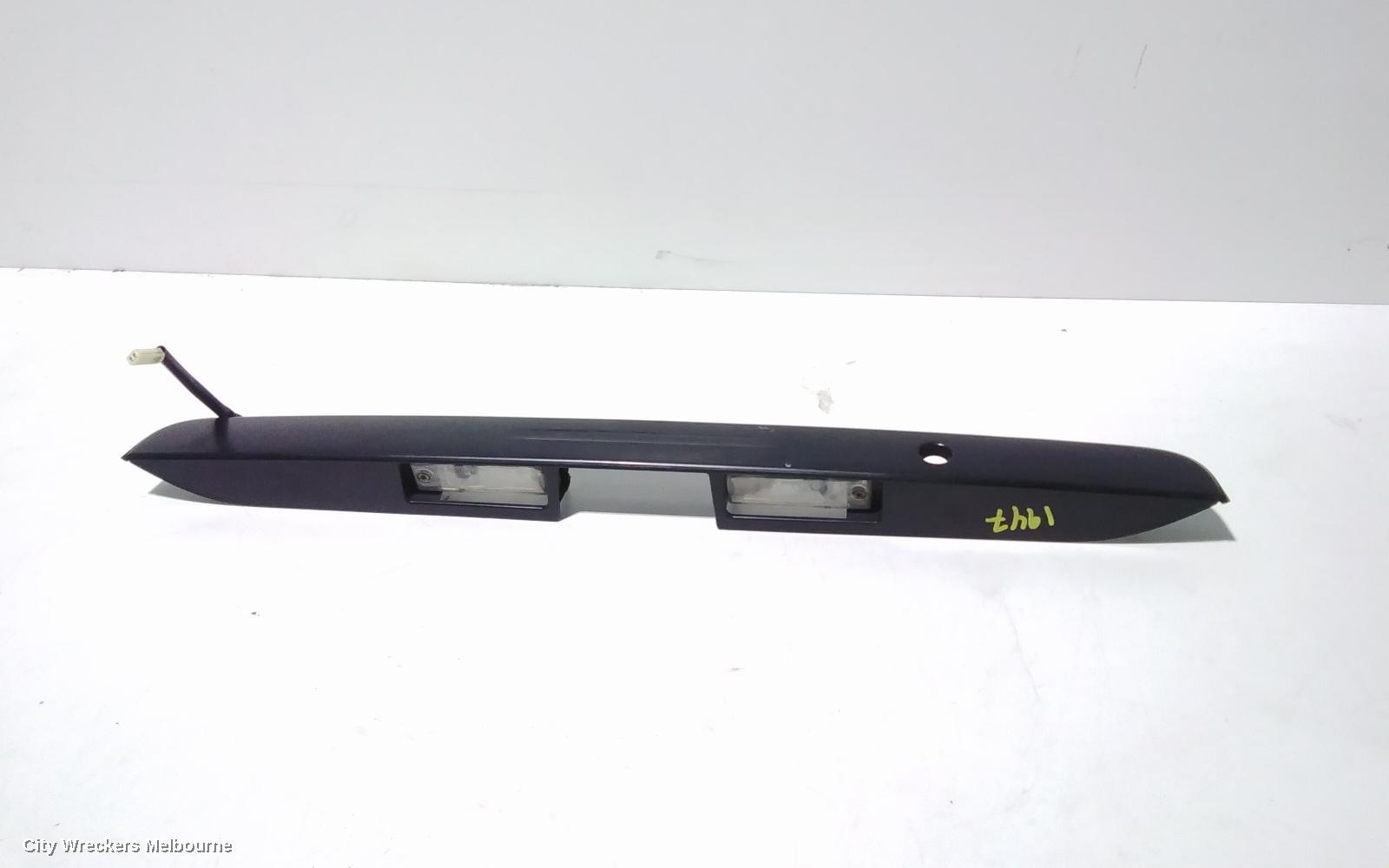 TOYOTA HIACE REAR GARNISH, TAILGATE GARNISH (CENTRE), TRH/KDH, NON CAMERA TYPE, 03/2005 - 04/2019