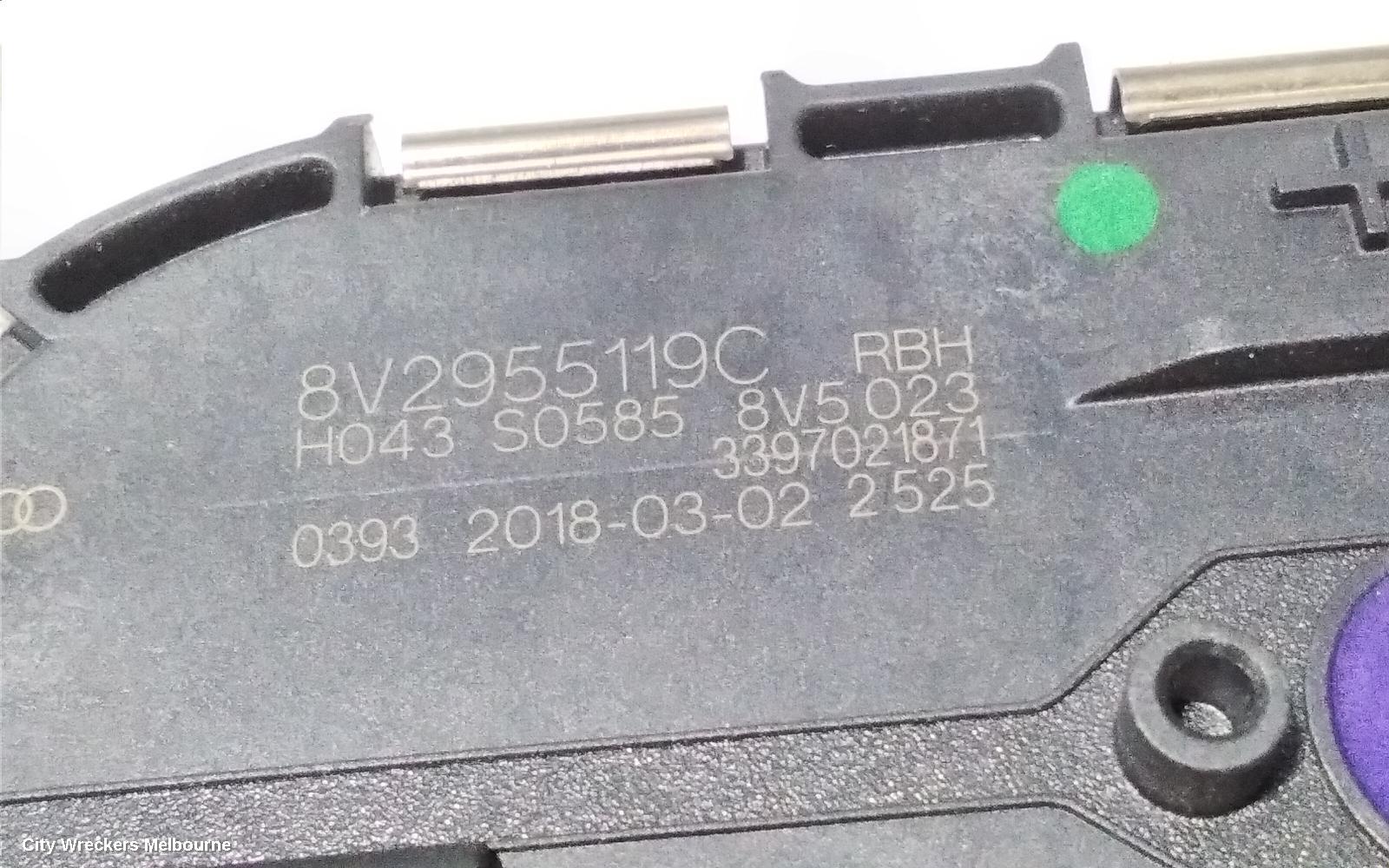 AUDI A3 WIPER MOTOR, FRONT, SEDAN/CABRIO, 8V, 11/2013 - 10/2020