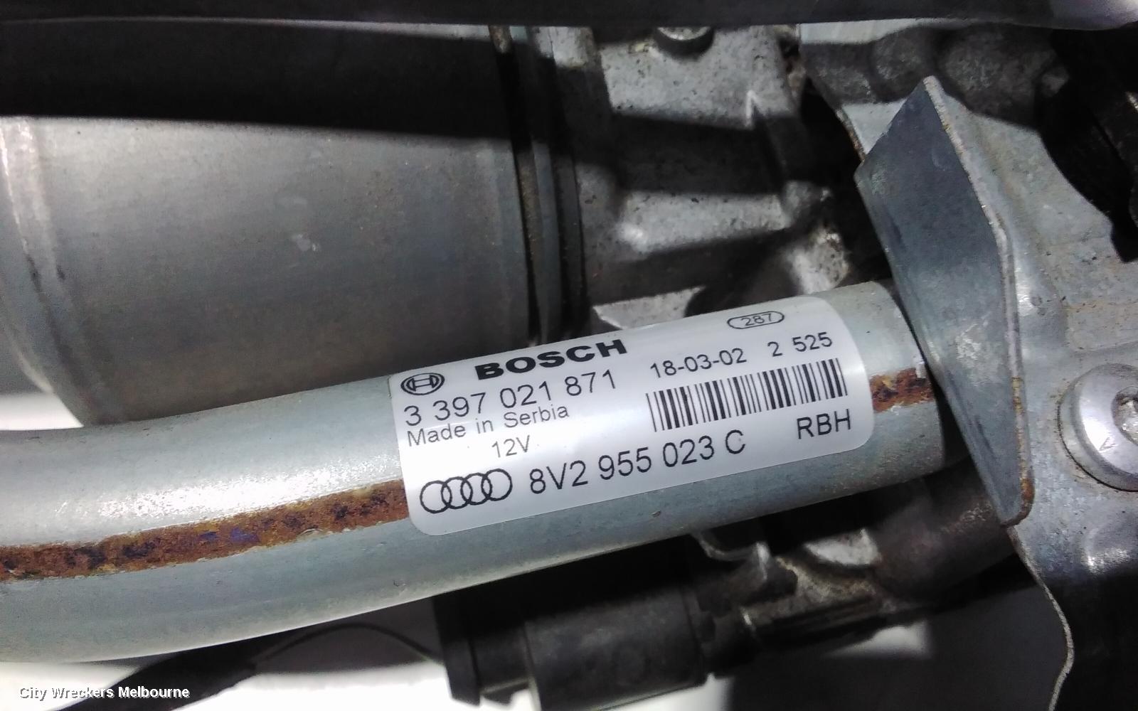 AUDI A3 WIPER MOTOR, FRONT, SEDAN/CABRIO, 8V, 11/2013 - 10/2020